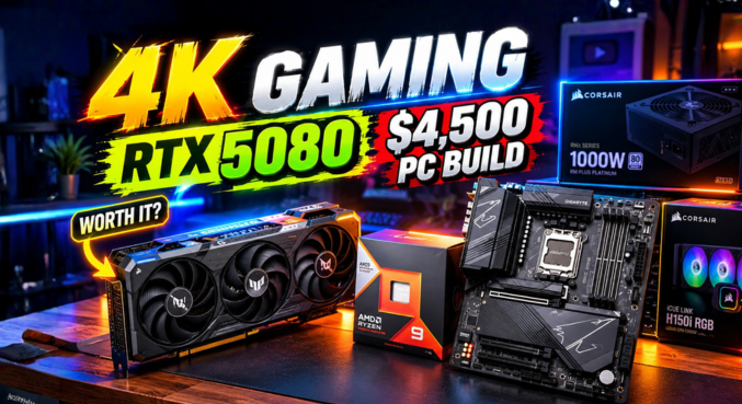 4K Gaming on an RTX 5080: Evaluating a $4,500 Custom PC Build