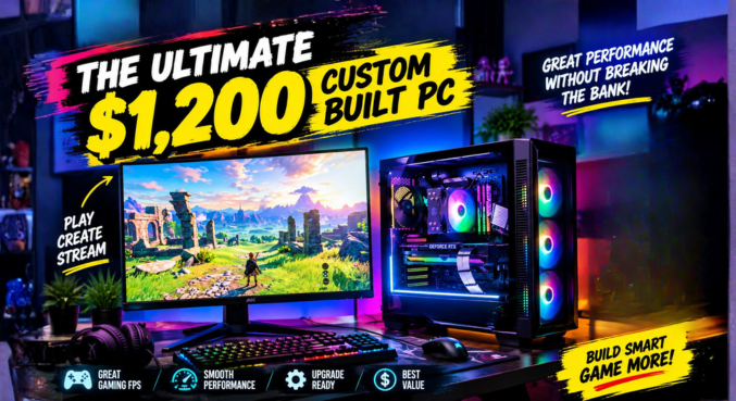 The Ultimate $1,200 Custom Built PC for 1440p Gaming (2026 Edition)